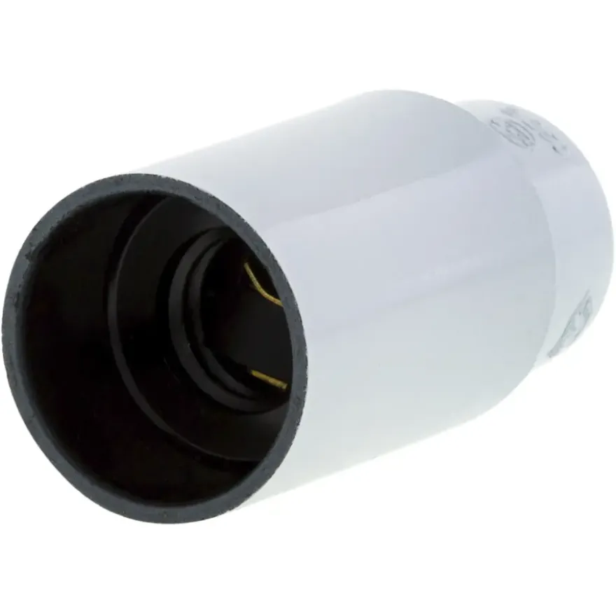 Handson lampfitting E14 glad wit