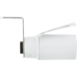 Handson lampfitting E14 haakse beugel wit