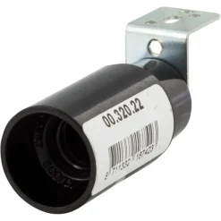 Handson lampfitting E14 haakse beugel zwart