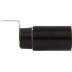 Handson lampfitting E14 haakse beugel zwart