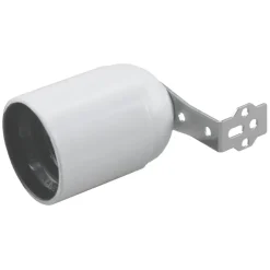 Handson lampfitting E27 haakse beugel wit