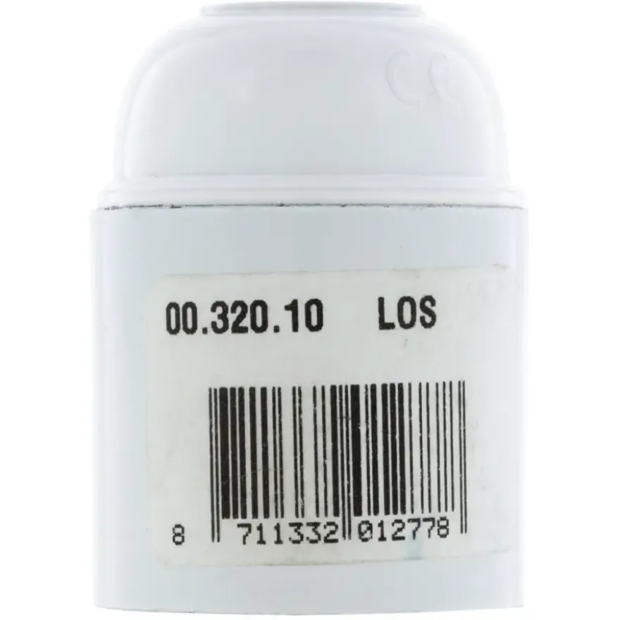 Handson lamphouder E27 glad wit
