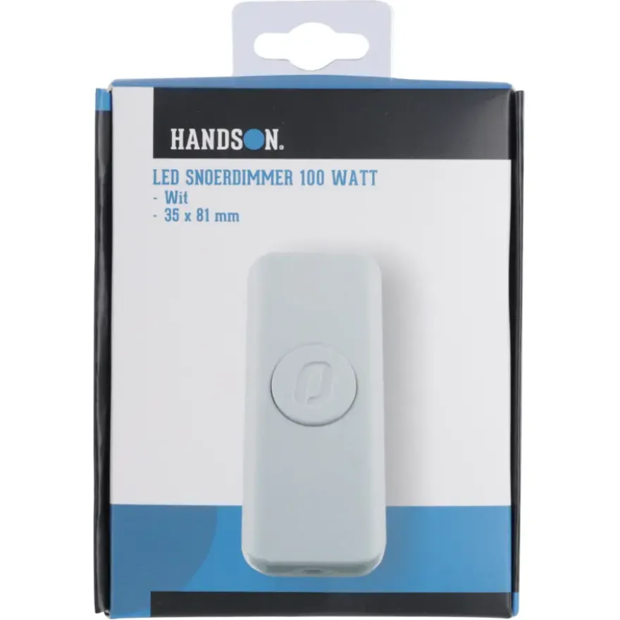 Handson LED Snoerdimmer 1-100 W Wit