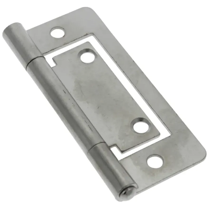 HANDSON Louvredeurscharnier 75x35 mm vernikkeld - 2 stuks