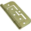 HANDSON Louvredeurscharnier 75x35 mm vermessingd - 3 stuks