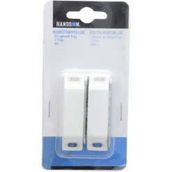 HANDSON Magneetsluiting 6kg luxe wit 2 stuks