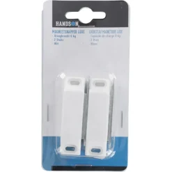 HANDSON Magneetsluiting 6kg luxe wit 2 stuks