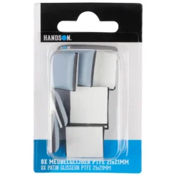 HANDSON Meubelglijder PTFE 21x21 mm 8 stuks