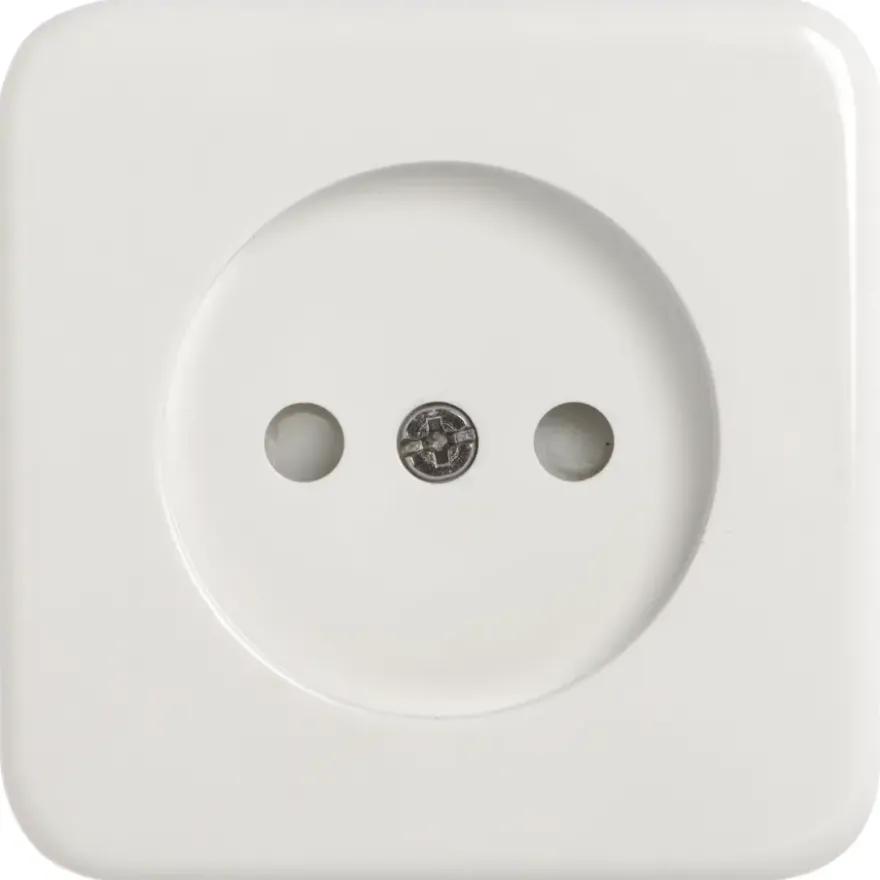 Handson Opbouw enkel wandcontactdoos wit