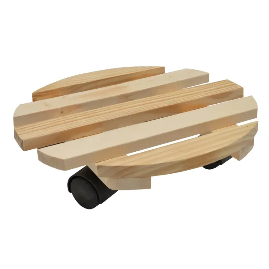 Handson plantentrolley hout Ø 30 cm max. 60 kg