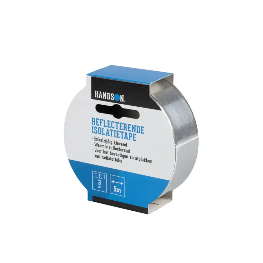 Handson Reflecterende Isolatietape 30mm, rol van 5m