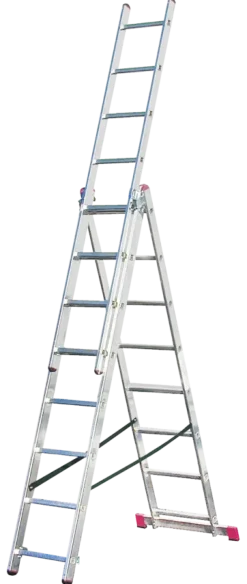 Handson Reformladder met trapfunctie 3x8 treden