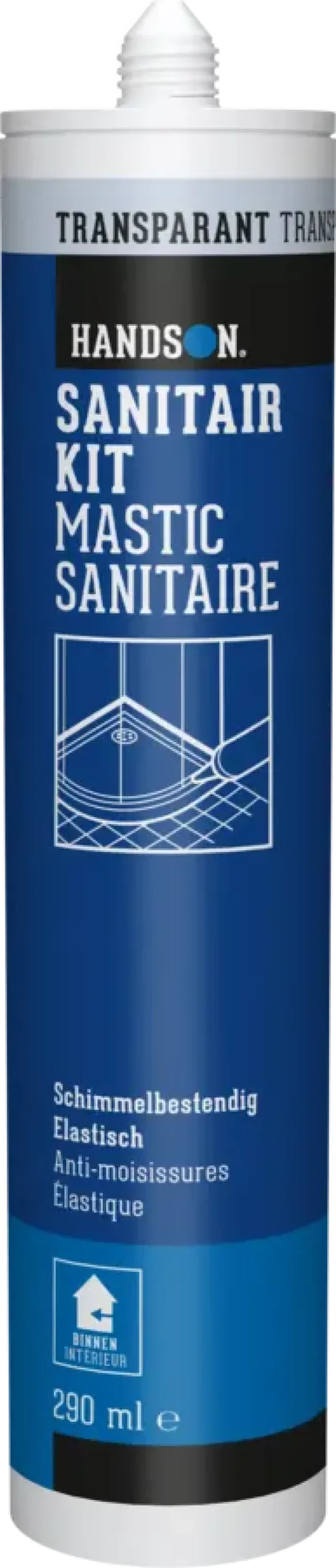 Handson sanitairkit transparant 290 ml
