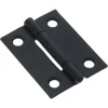 HANDSON Scharnier met vaste pen 50x39 mm zwart - 2 stuks