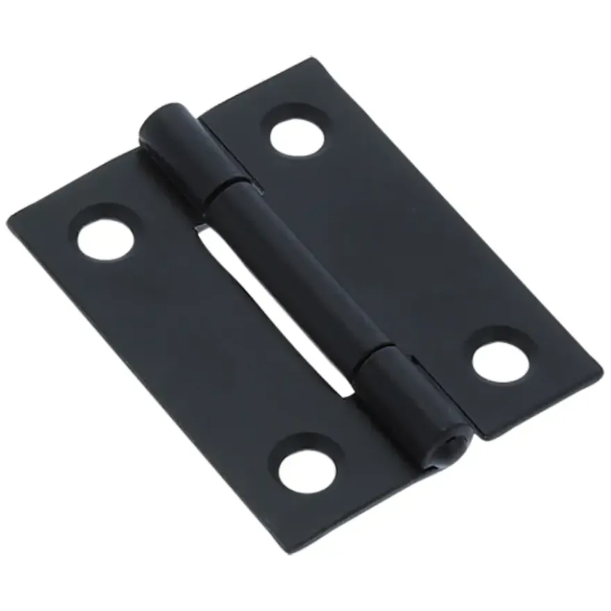 HANDSON Scharnier met vaste pen 50x39 mm zwart - 2 stuks