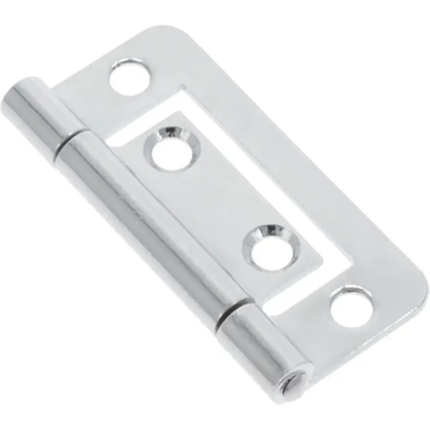 HANDSON Scharnier 50x50 mm verchroomd - 2 stuks