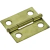 HANDSON Scharnier 30x26mm vermessingd - 2 stuks