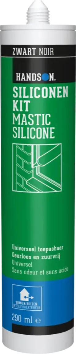 Handson siliconenkit zwart 290 ml