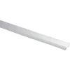 Handson slijtstrip aluminium 93 cm met rubber kraal