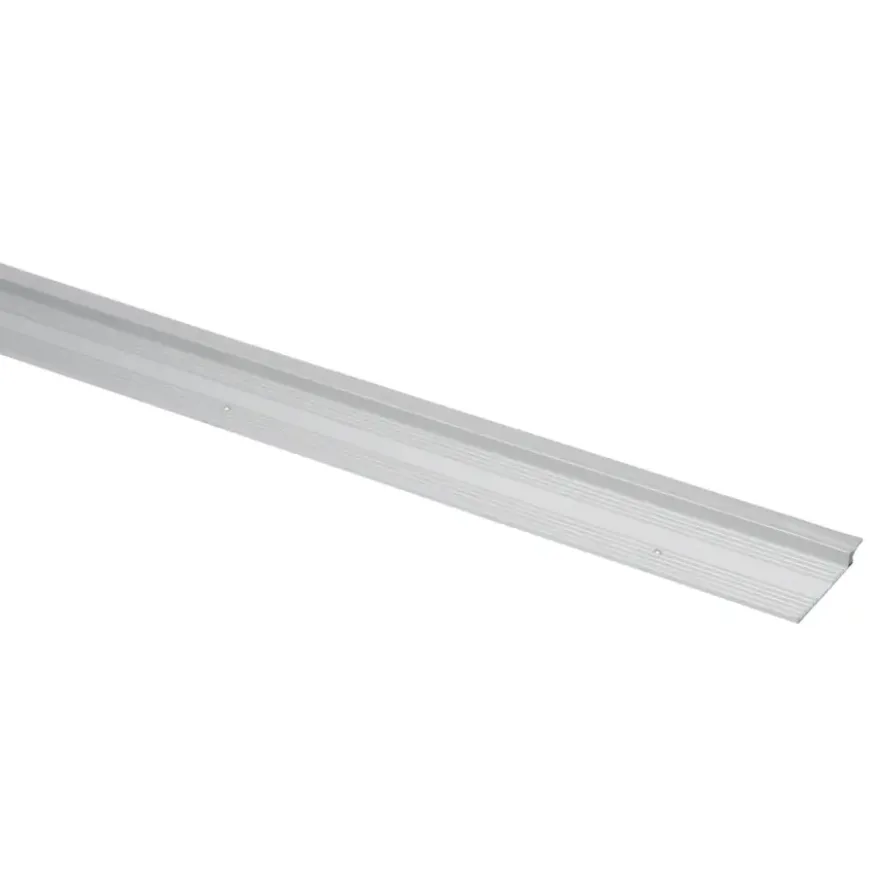Handson slijtstrip aluminium 93 cm met rubber lip