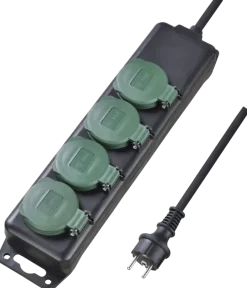 Handson Stekkerdoos 4-voudig RA IP44 3 Meter