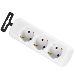Handson Stekkerdoos 3-voudig RA Wit