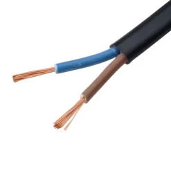 Handson Stroomkabel 2 x 0,75mm² 20 Meter Zwart