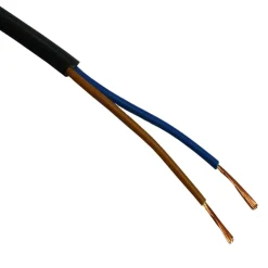 Handson Stroomkabel 2 x 0,75mm² 5 Meter Zwart