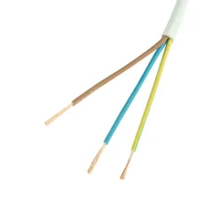 Handson Stroomkabel 3 x 0,75mm² Wit 20 Meter