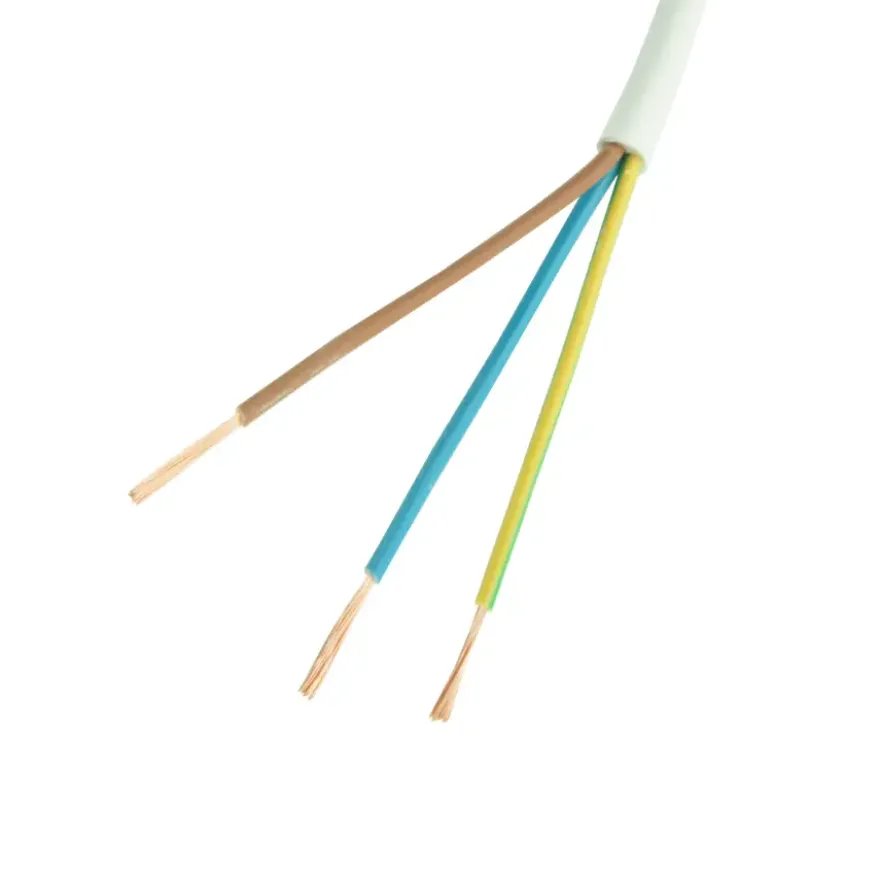 Handson Stroomkabel 3 x 1mm² Wit 15 Meter