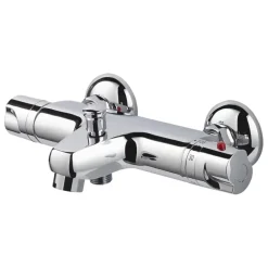 Handson thermostatische bad- en douchekraan Marco chroom 15 cm
