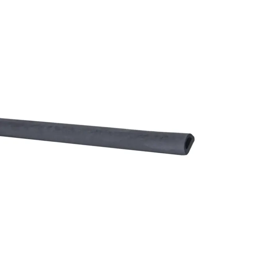 Handson tochtband D-profiel EPDM rubber antraciet 3 meter 2 stuks