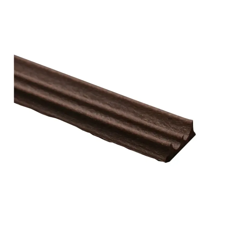 Handson tochtband E-profiel EPDM rubber bruin 3 meter 2 stuks