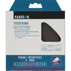 Handson tochtband P-profiel EPDM rubber bruin 3 meter 2 stuks