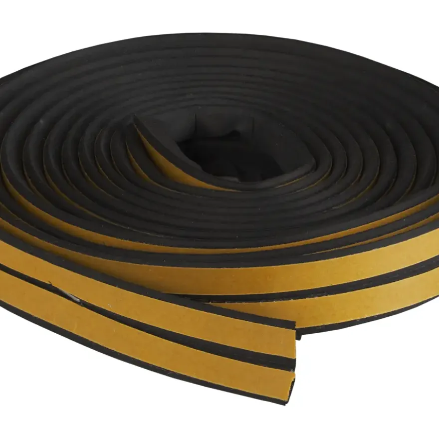 Handson tochtband V-profiel EPDM rubber antraciet 3 meter 2 stuks
