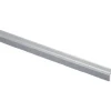 Handson tochtstrip aluminium 93 cm met borstel zilver