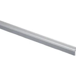 Handson tochtstrip aluminium 93 cm met borstel zilver