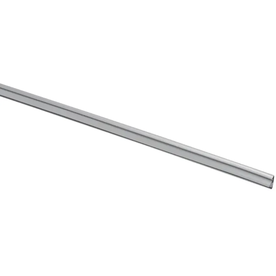 Handson tochtstrip inbouw met flens 210 cm aluminium