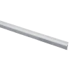 Handson tochtstrip wit kunststof 93 cm met grijze borstel