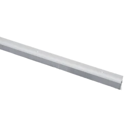 Handson tochtstrip wit kunststof 93 cm met grijze borstel