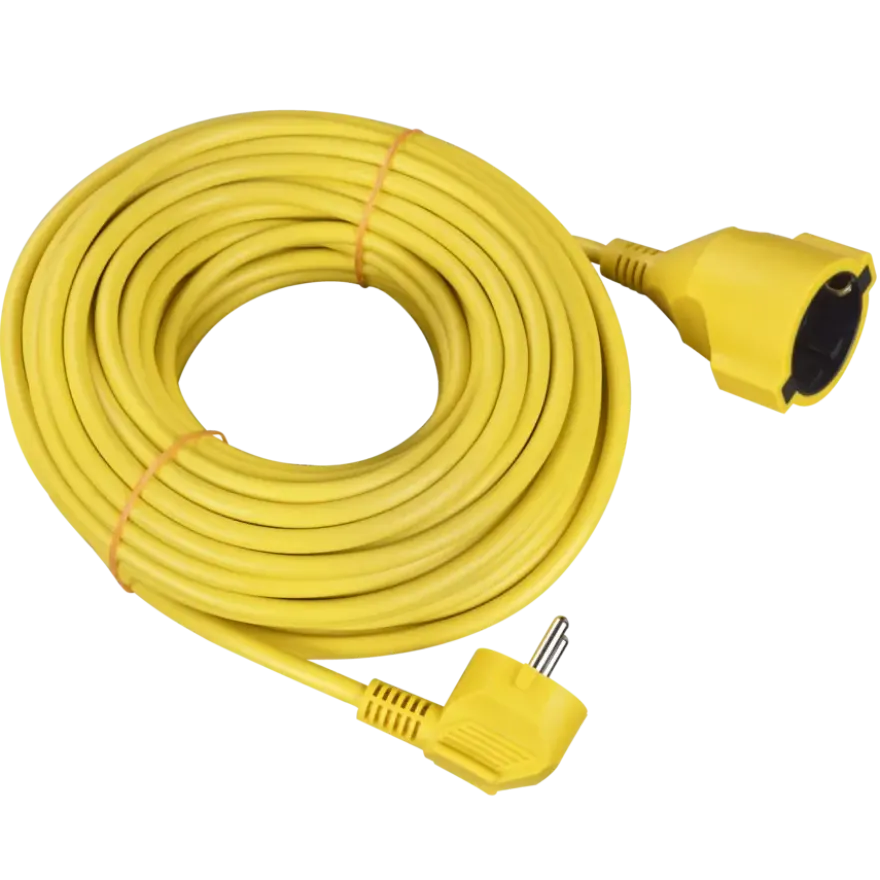 Handson Verlengsnoer Geel 3x1,5mm 20 Meter