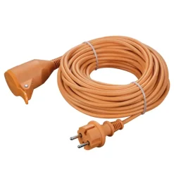 Handson Verlengsnoer Oranje 2x1,5mm 20 Meter IP44