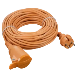 Handson Verlengsnoer Oranje 2x1,5mm 20 Meter IP44
