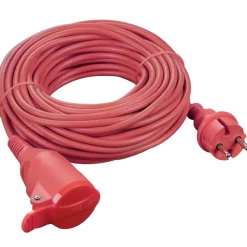 Handson Verlengsnoer Rood 2x1,5mm 20 Meter