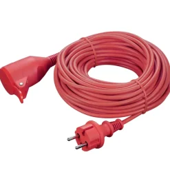Handson Verlengsnoer Rood 2x1,5mm 20 Meter