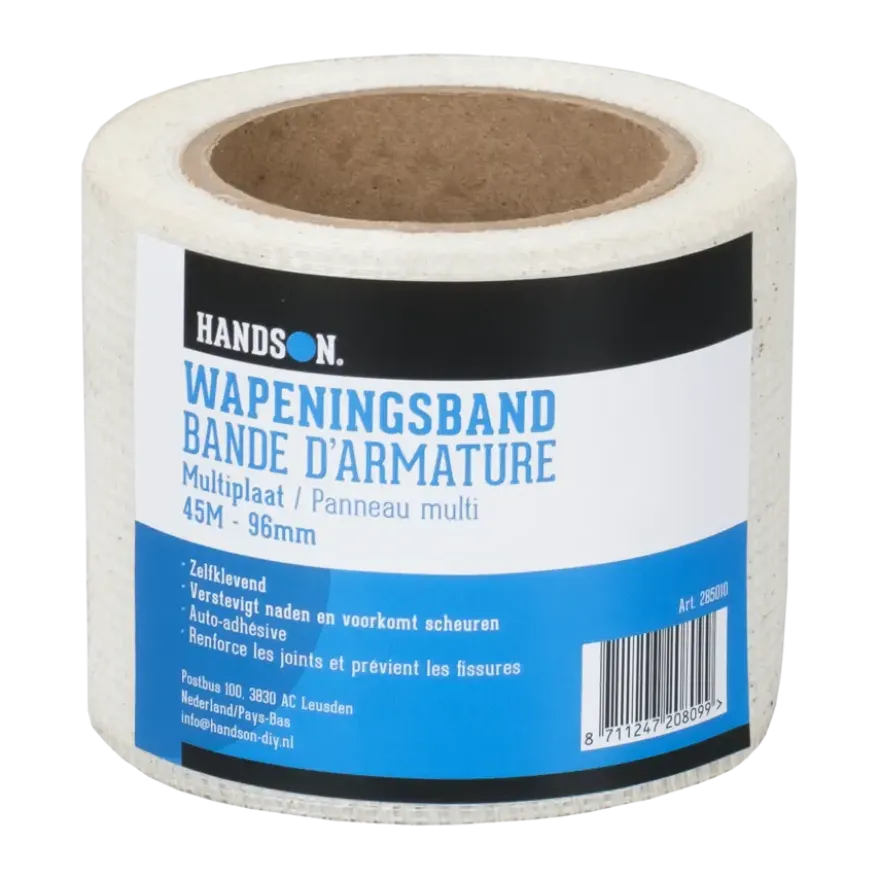 Handson wapeningsband zelfklevend voor gipsplaten 45 m 50 mm wit