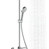 Hansgrohe regendoucheset Vernis Blend 200 met handdouche en thermostaatkraan 2 standen chroom - hartafstand kraan 15 cm