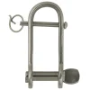 Harpsluiting lang met borgpen plat 8mm