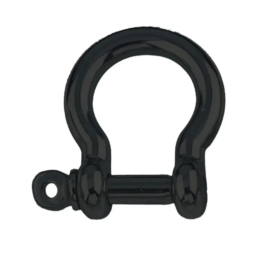 Harpsluiting 8mm RVS Zwart