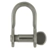 Harpsluiting plat met schroefpen 5mm